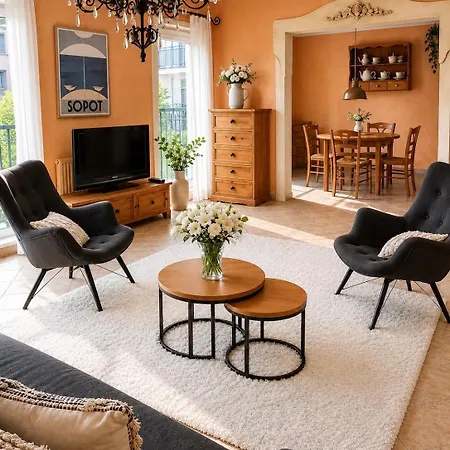 Sopot Home - Przestronny Apartament Z Parkingiem W Sopocie アパート ソポト